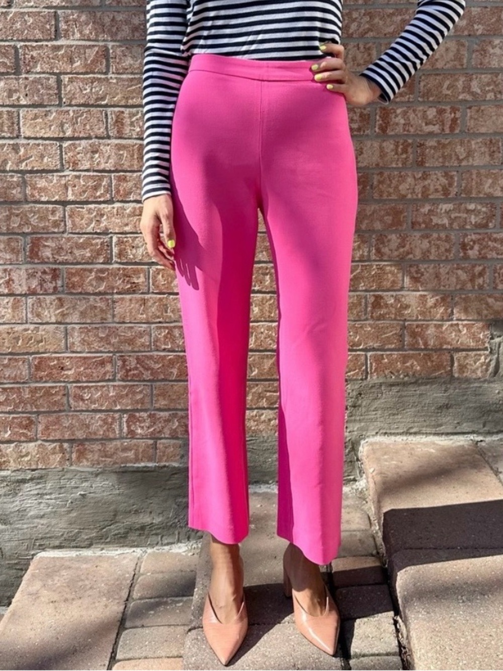 Wilfred High-Waist Pink Pants